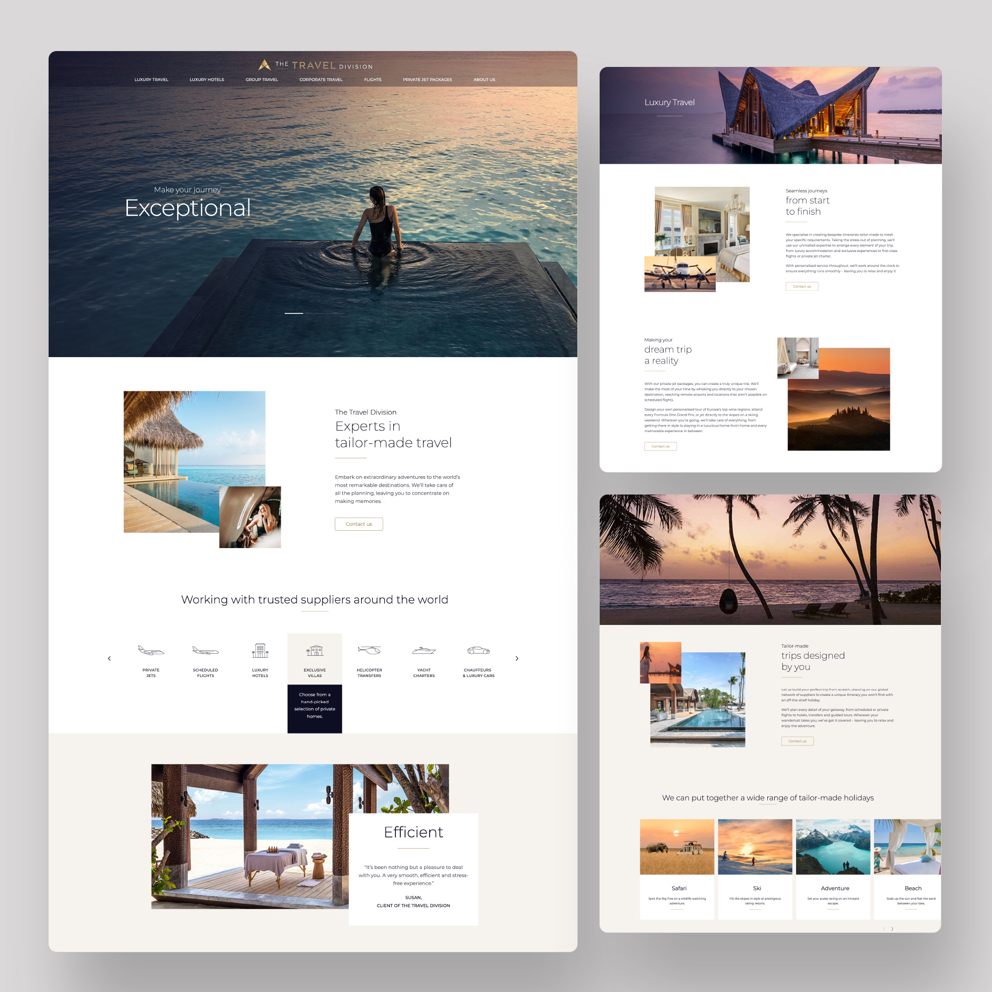 The Travel Division Website